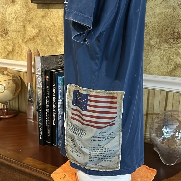 Top Gun Distressed Tee. 2X - Picture 3 of 8